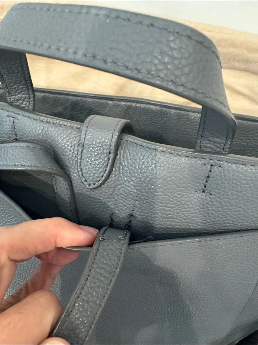 Rebecca Minkoff Black Leather Backpack Tote with Signature Hook Detail